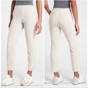 Athleta Brooklyn Ankle Pant Cream Ivory Sz 10 Tall